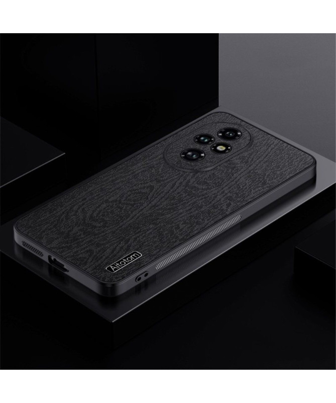 Coque Honor 200 Pro effet cuir style bois