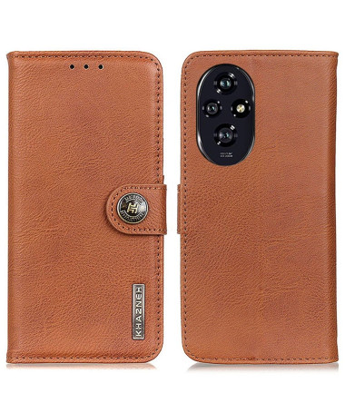 Housse Honor 200 Pro KHAZNEH Effet Cuir Porte Cartes