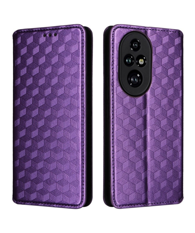 Housse Honor 200 Pro flip cover design géométrie