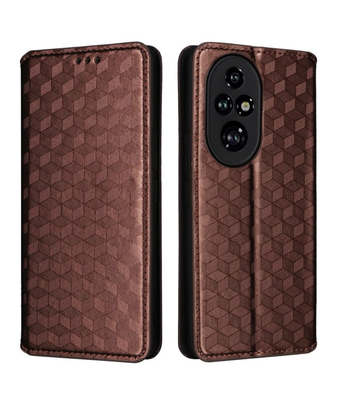 Housse Honor 200 Pro flip cover design géométrie
