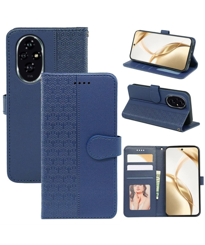 Housse Honor 200 Pro avec Motif Cubique