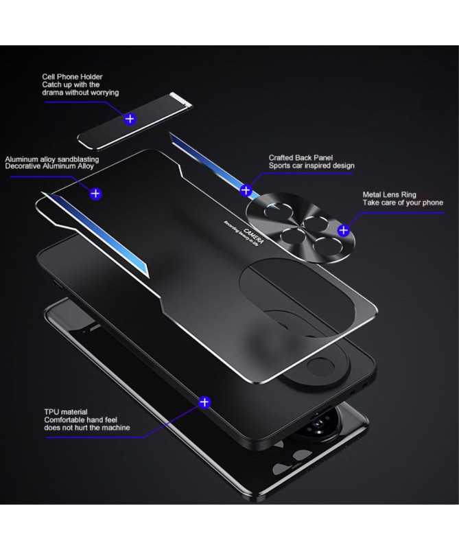 Coque Honor 200 Pro Solid Case Aluminium avec Support