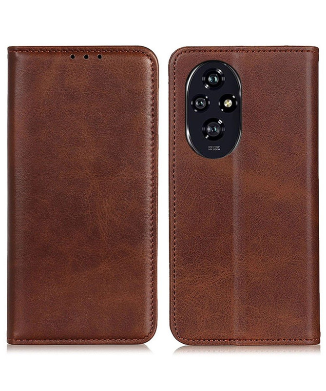 Housse Honor 200 Pro Simone Flip simili cuir vieilli