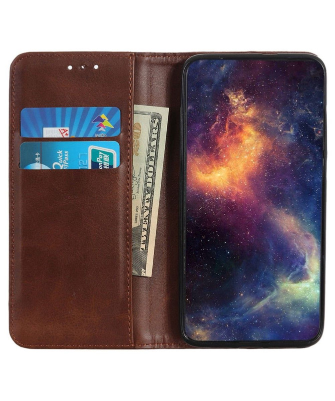 Housse Honor 200 Pro Simone Flip simili cuir vieilli