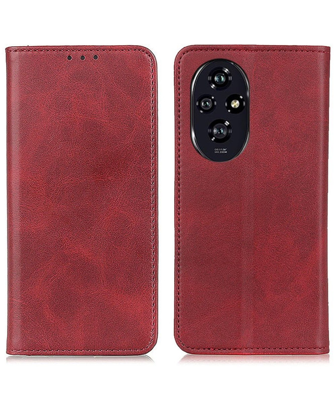 Housse Honor 200 Pro Simone Flip simili cuir vieilli