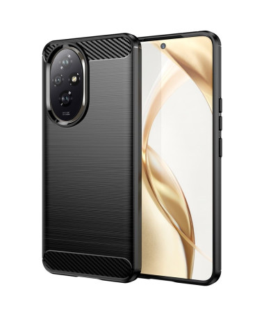 Coque Honor 200 effet brossé silicone