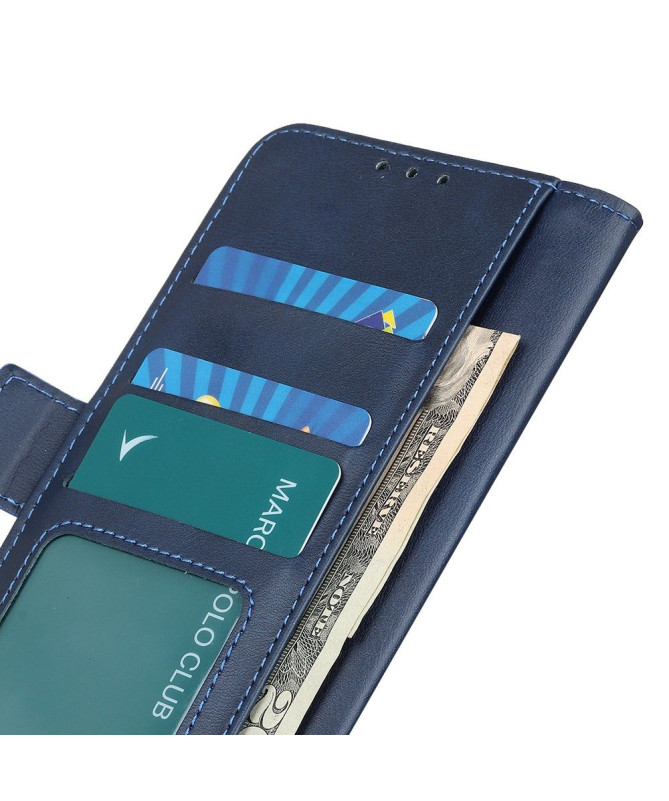 Étui Honor 200 portefeuille revêtement simili cuir mat