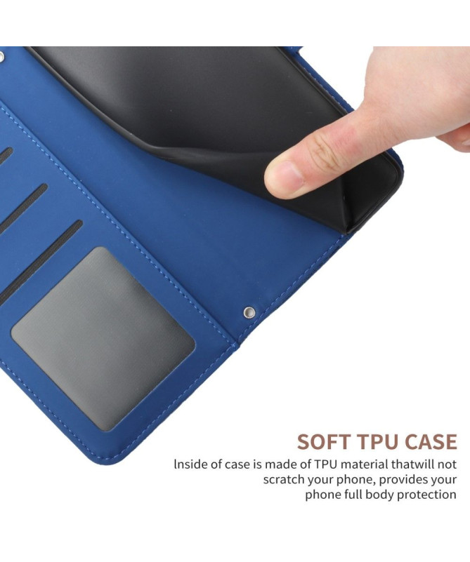 Housse Honor 200 Illustration Papillon et Fleurs à Lanière