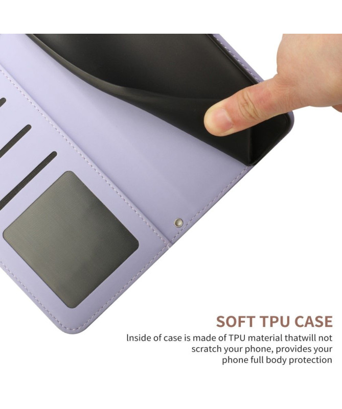 Housse Honor 200 Illustration Papillon et Fleurs à Lanière