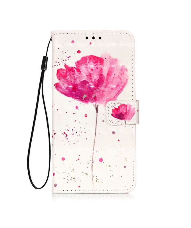 Housse Sony Xperia 5 fleur rose