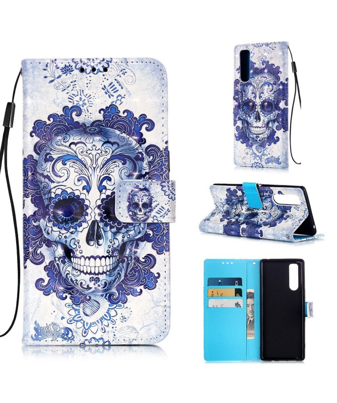 Housse Sony Xperia 5 motif calavera