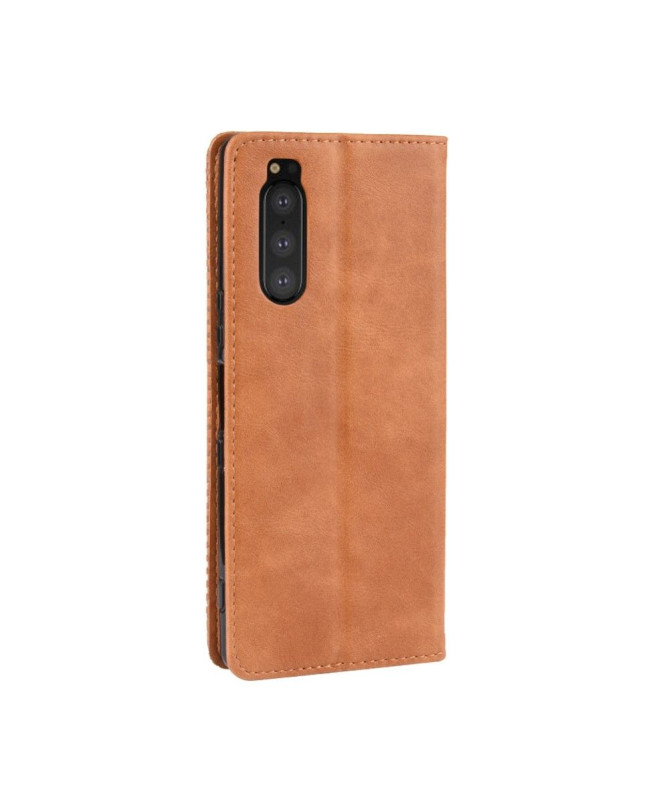 Housse Sony Xperia 5 Le Cirénius style cuir