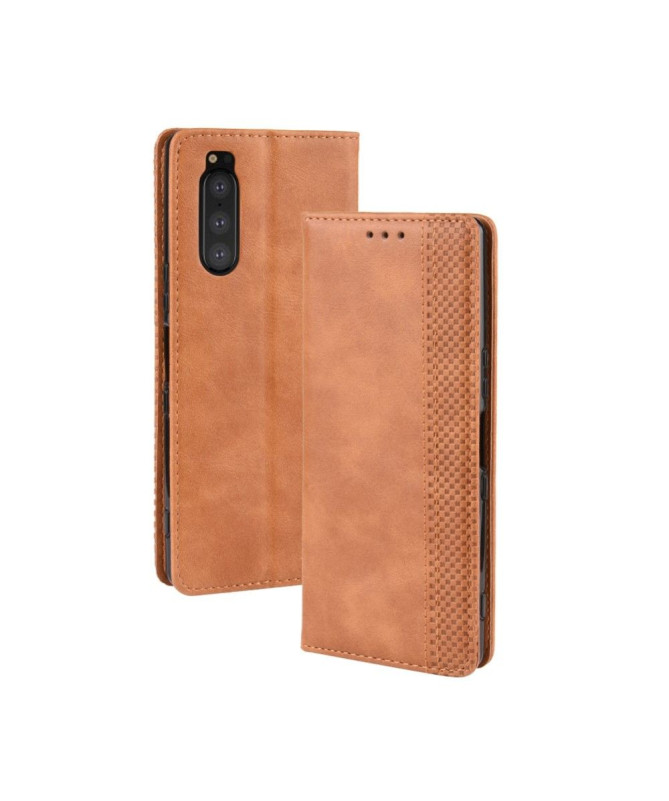 Housse Sony Xperia 5 Le Cirénius style cuir