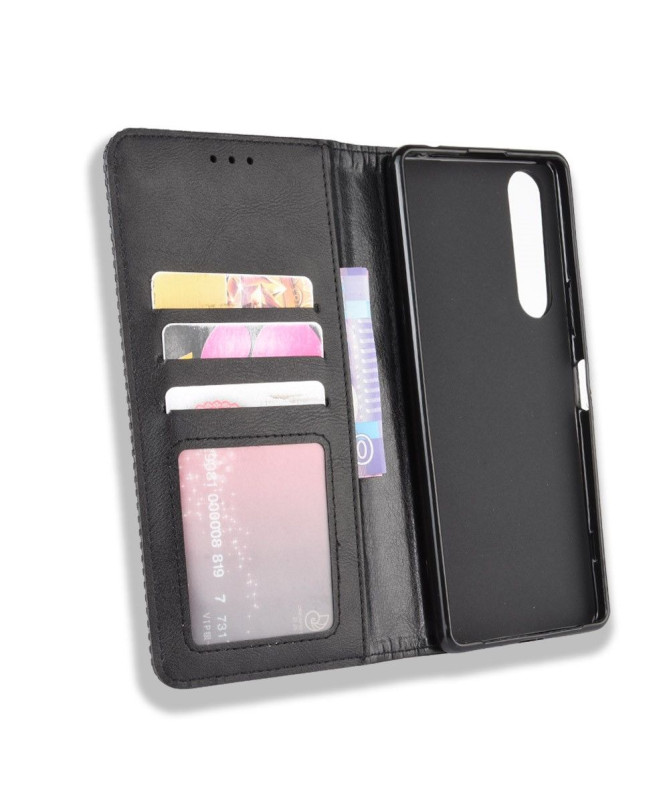 Housse Sony Xperia 1 II Le Cirénius style cuir