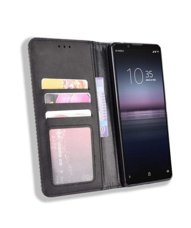 Housse Sony Xperia 1 II Le Cirénius style cuir