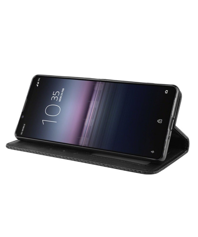 Housse Sony Xperia 1 II Le Cirénius style cuir