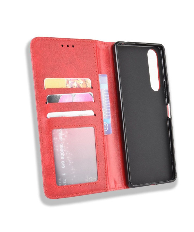 Housse Sony Xperia 1 II Le Cirénius style cuir