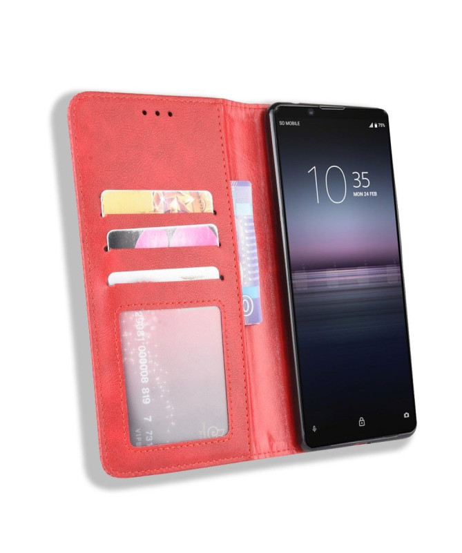 Housse Sony Xperia 1 II Le Cirénius style cuir