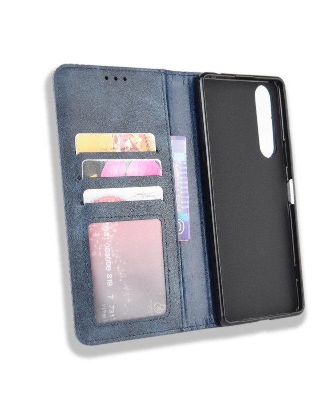 Housse Sony Xperia 1 II Le Cirénius style cuir