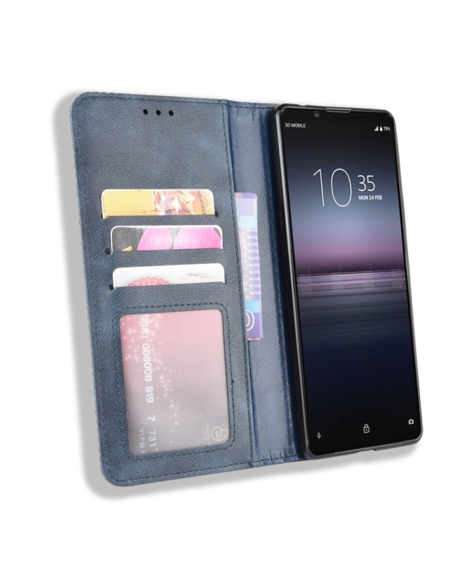 Housse Sony Xperia 1 II Le Cirénius style cuir