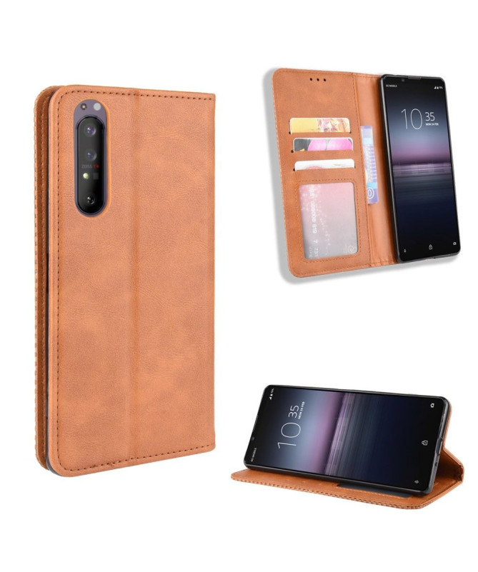 Housse Sony Xperia 1 II Le Cirénius style cuir