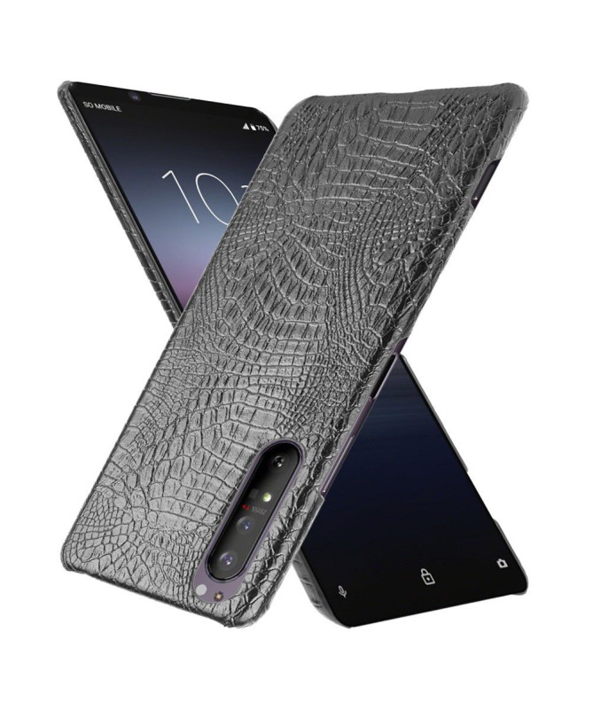 Coque Sony Xperia 1 II effet peau de croco