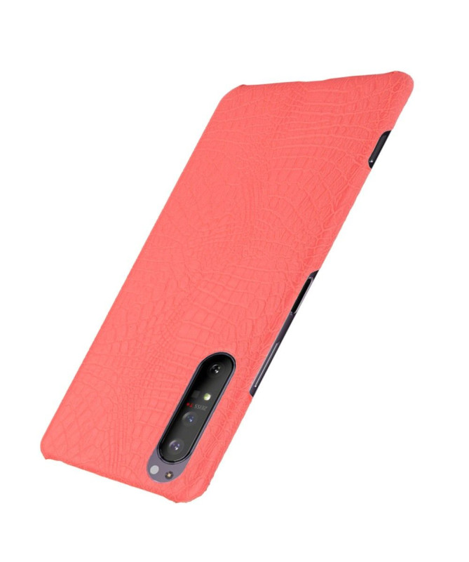 Coque Sony Xperia 1 II effet peau de croco