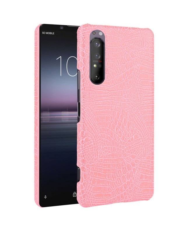 Coque Sony Xperia 1 II effet peau de croco