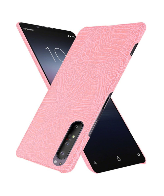 Coque Sony Xperia 1 II effet peau de croco