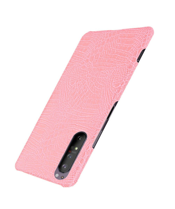 Coque Sony Xperia 1 II effet peau de croco