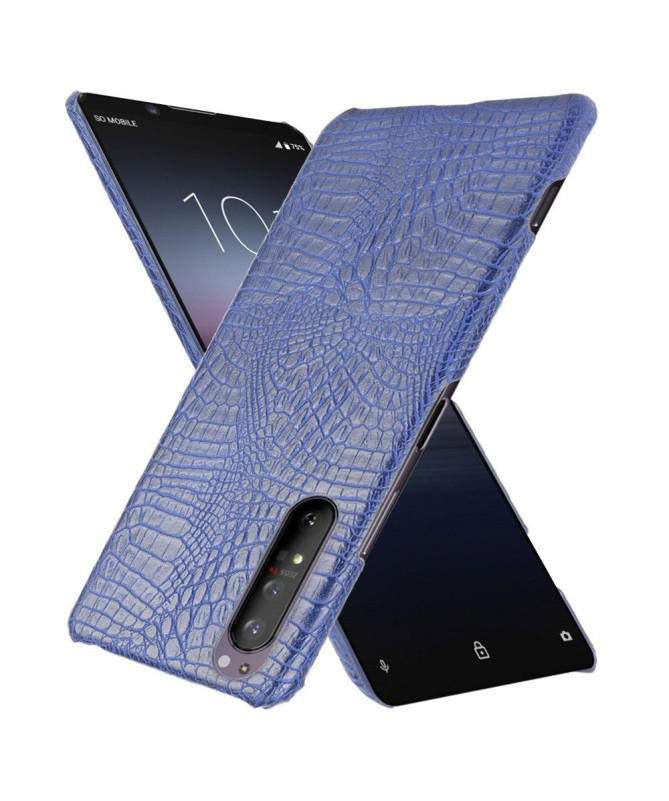 Coque Sony Xperia 1 II effet peau de croco
