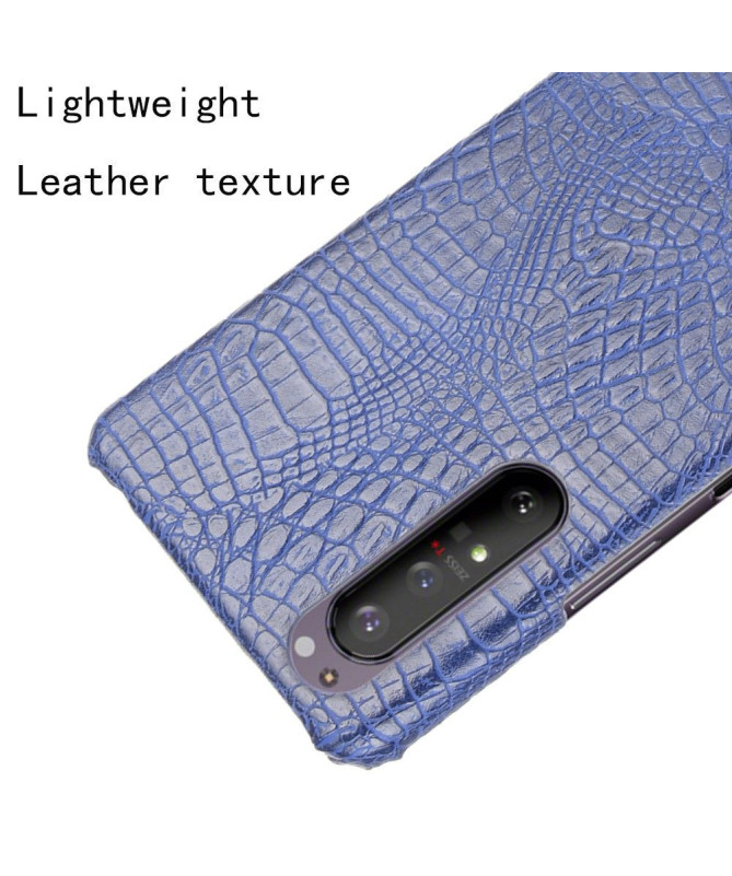 Coque Sony Xperia 1 II effet peau de croco