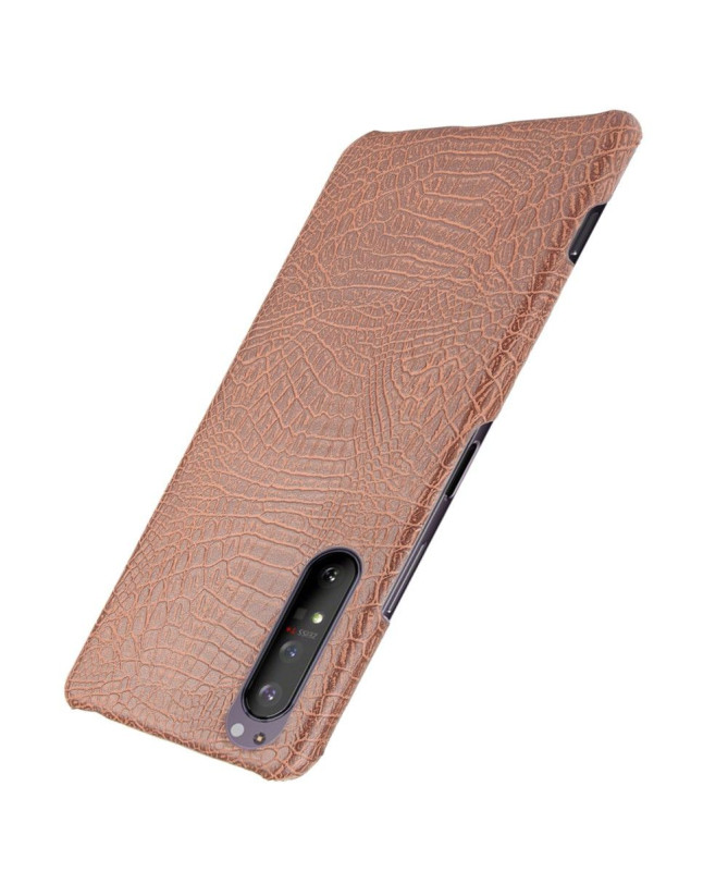 Coque Sony Xperia 1 II effet peau de croco