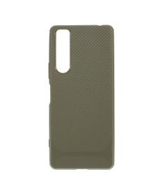 Coque Sony Xperia 1 II Aspect Fibre de Carbone