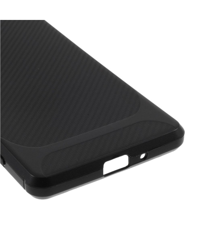 Coque Sony Xperia 1 II Aspect Fibre de Carbone