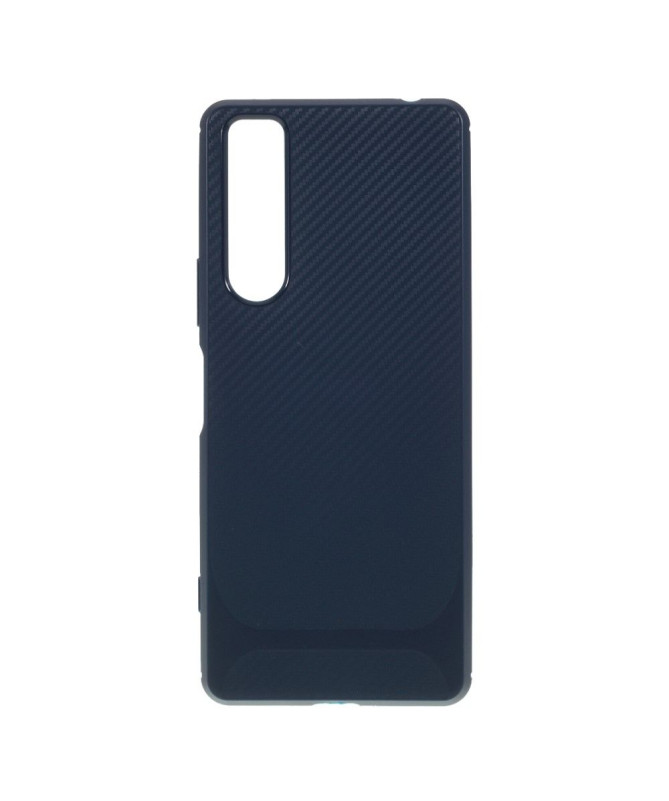 Coque Sony Xperia 1 II Aspect Fibre de Carbone
