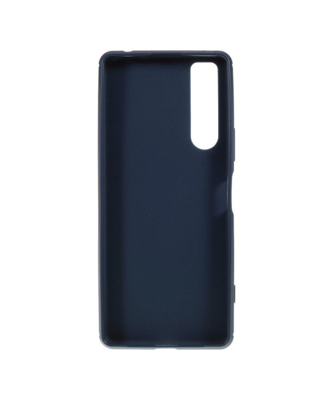 Coque Sony Xperia 1 II Aspect Fibre de Carbone