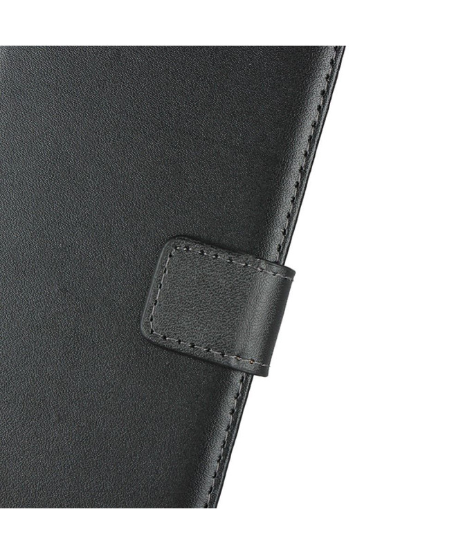 Étui folio Sony Xperia 1 II Effet Cuir Portefeuille - Noir