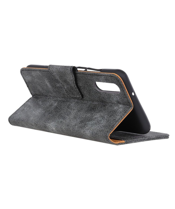 Étui Sony Xperia 1 II Edouard en simili cuir vintage