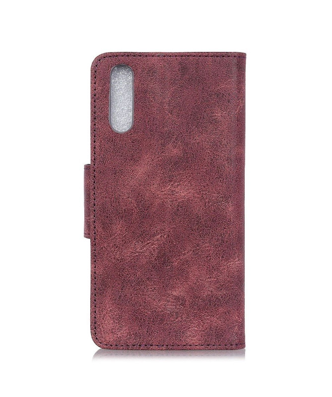 Étui Sony Xperia 1 II Edouard en simili cuir vintage