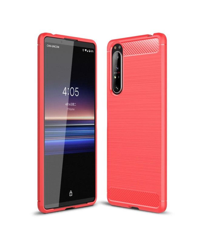 Coque Sony Xperia 1 II Flexible Effet Brossé