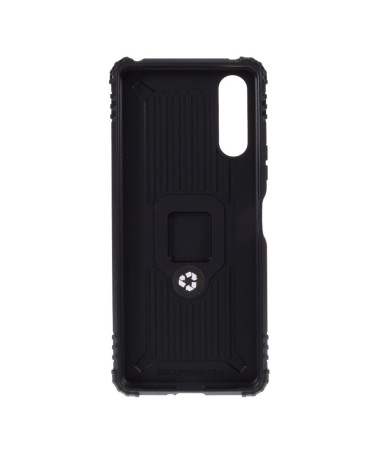 Coque Sony Xperia 10 II Aspect Carbone avec Anneau Support