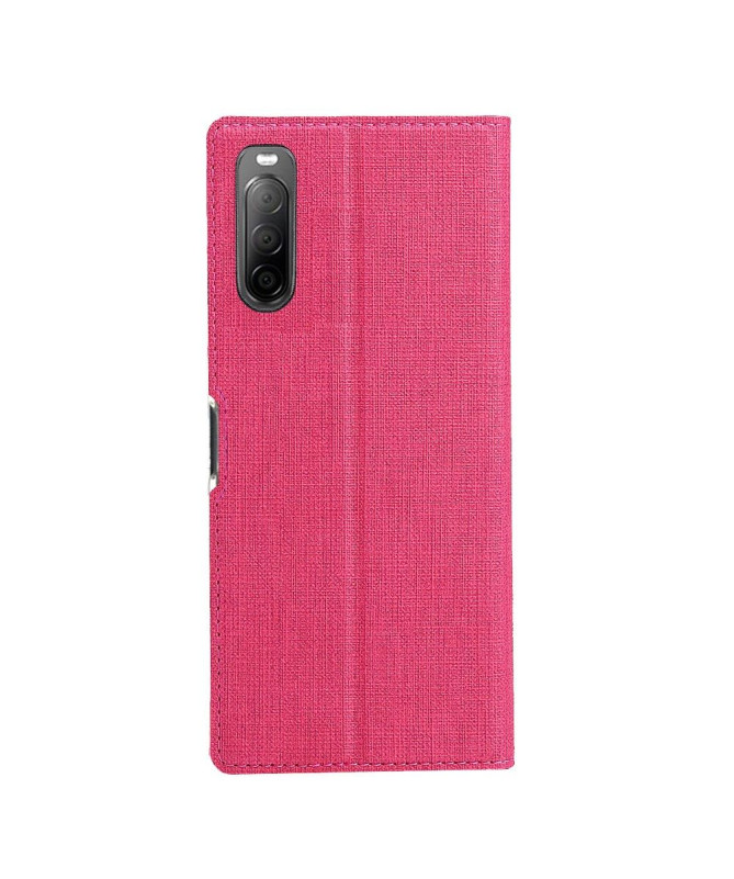 Housse Sony Xperia 10 II croisillons fonction support