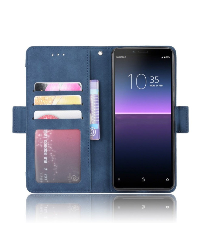 Housse Sony Xperia 10 II Premium avec Porte Cartes