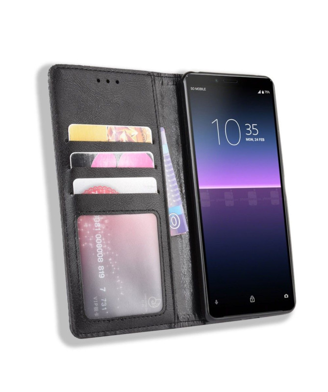 Étui Sony Xperia 10 II Le Cirénius Style Cuir