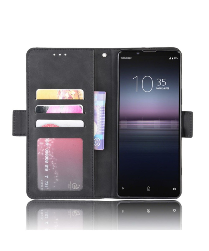 Housse Sony Xperia 5 II Premium avec Porte Cartes