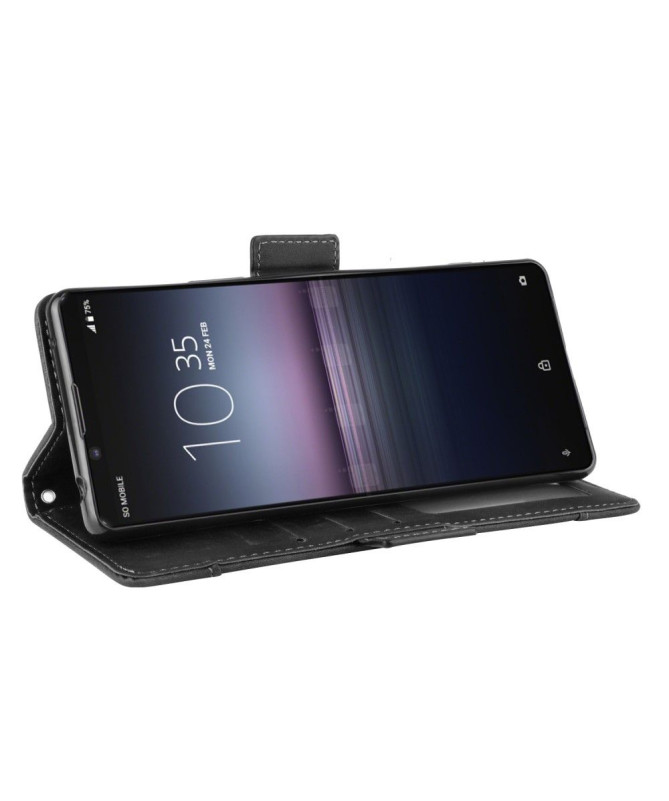 Housse Sony Xperia 5 II Premium avec Porte Cartes