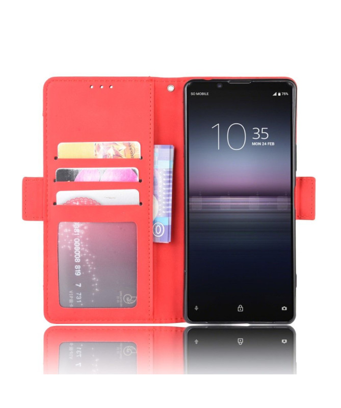 Housse Sony Xperia 5 II Premium avec Porte Cartes