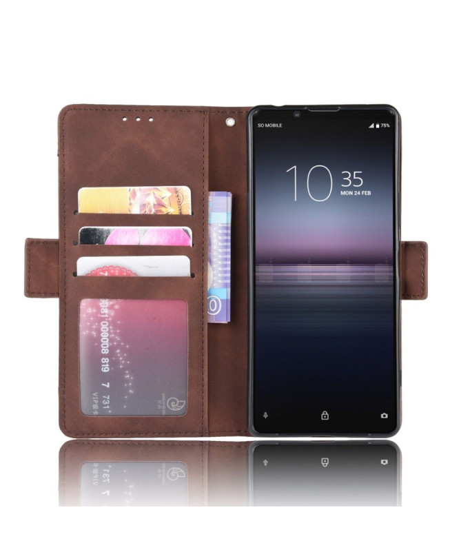 Housse Sony Xperia 5 II Premium avec Porte Cartes