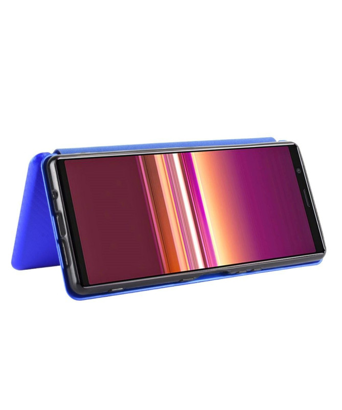 Housse Sony Xperia 5 II Effet Fibre de Carbone